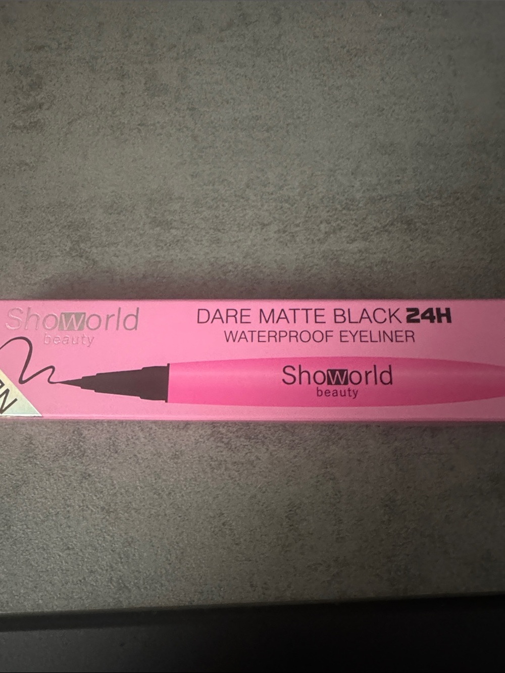 Showorld Dare Matte Black 24H Waterproof Eyeliner - Black